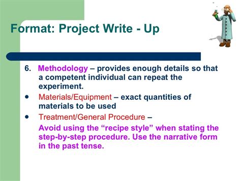 Parts of an Investigatory Project .
